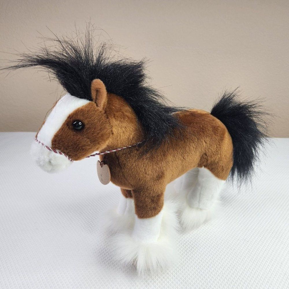 Breyer Horse Brown & White A Horse Of My Very Own Plush Clydesdale 11"
